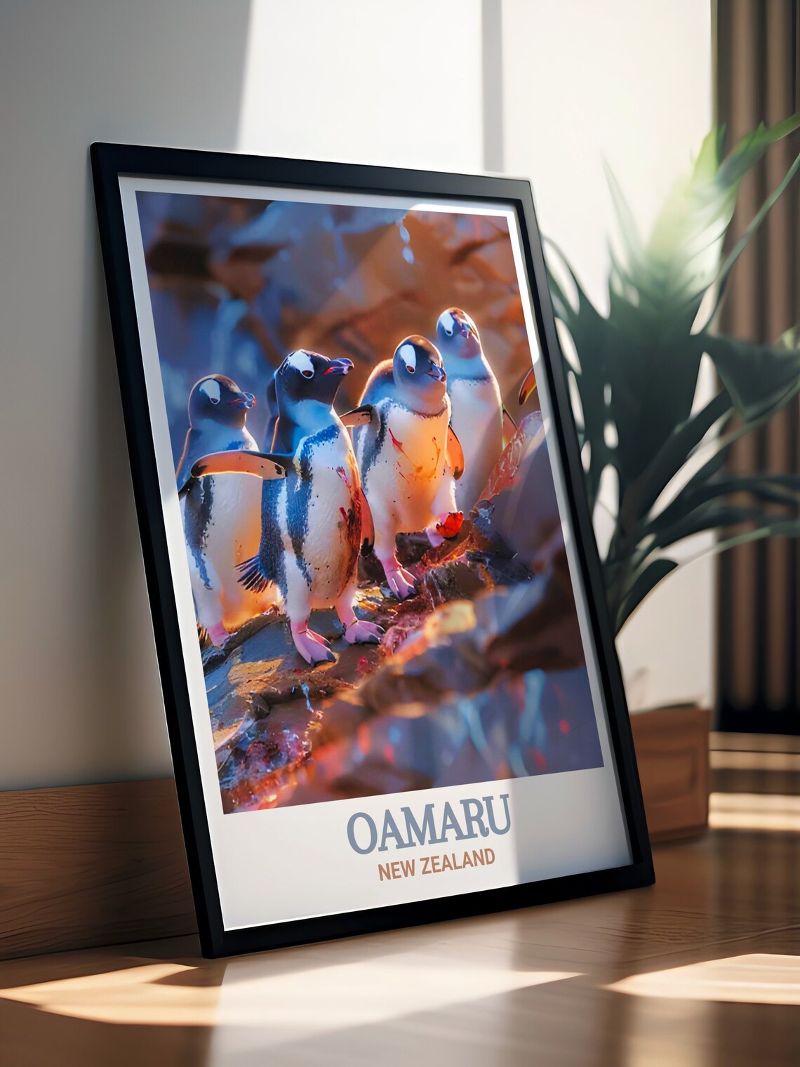 Oamaru Blue Penguin Colony Travel Poster - Image 3