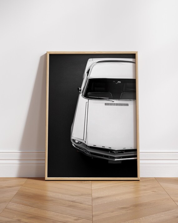 Classic Muscle Car Poster Vintage Automotive Wall Art Home Decor Collectors Gift Enthusiast