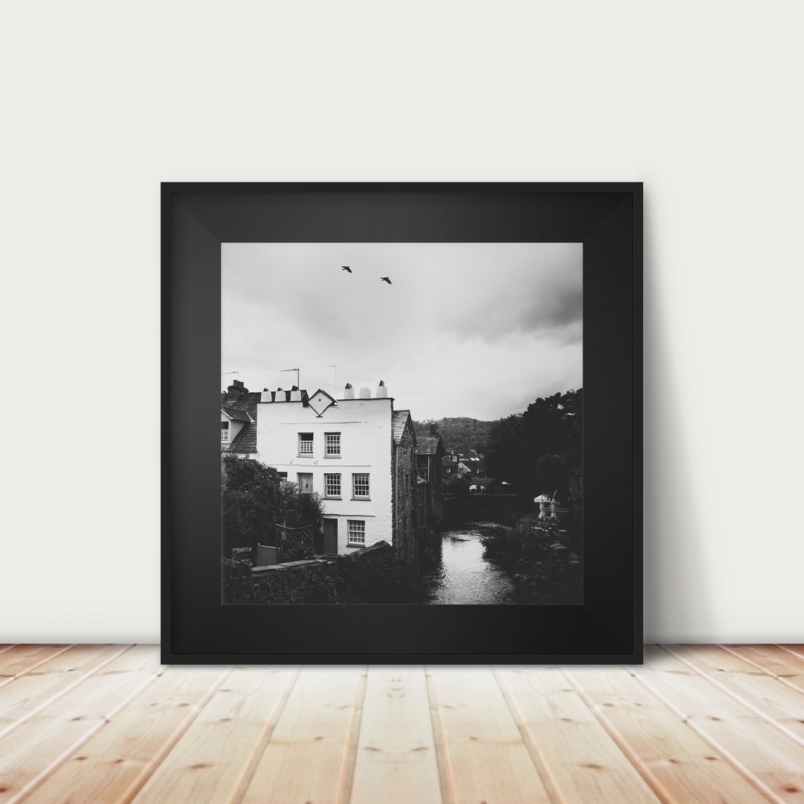 Ambleside Print Black And White Lake District Photograph