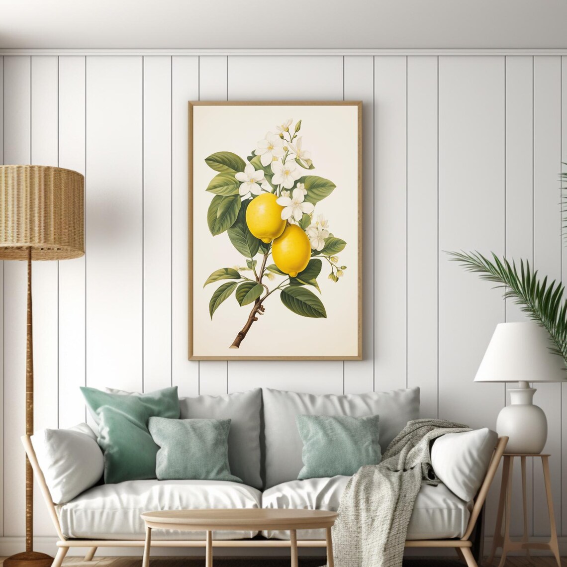 Vintage Lemon Tree Print, Retro Kitchen Decor - Image 4