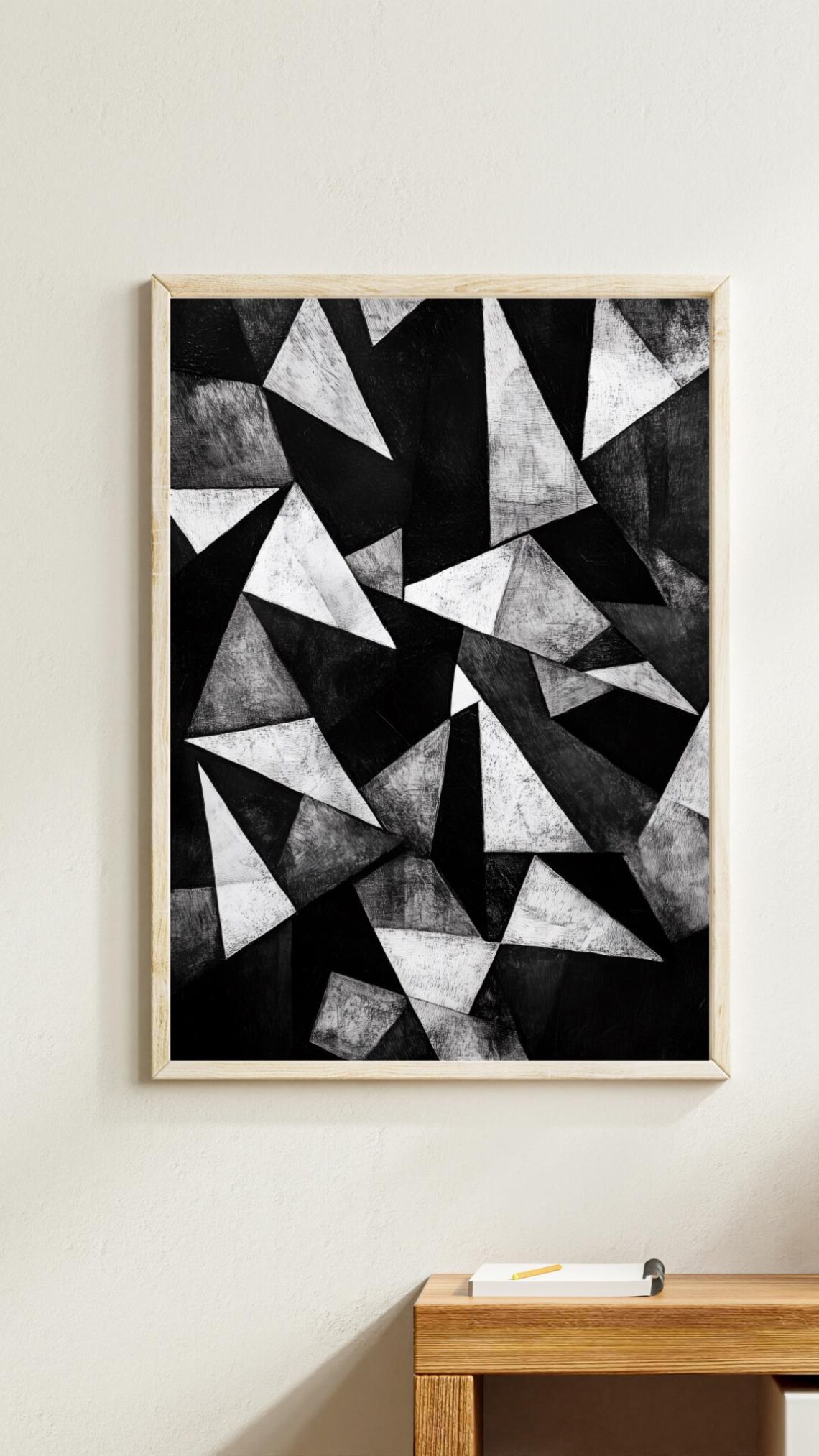 Fragmented Balance Geometric Abstract, Minimalist - Image 2
