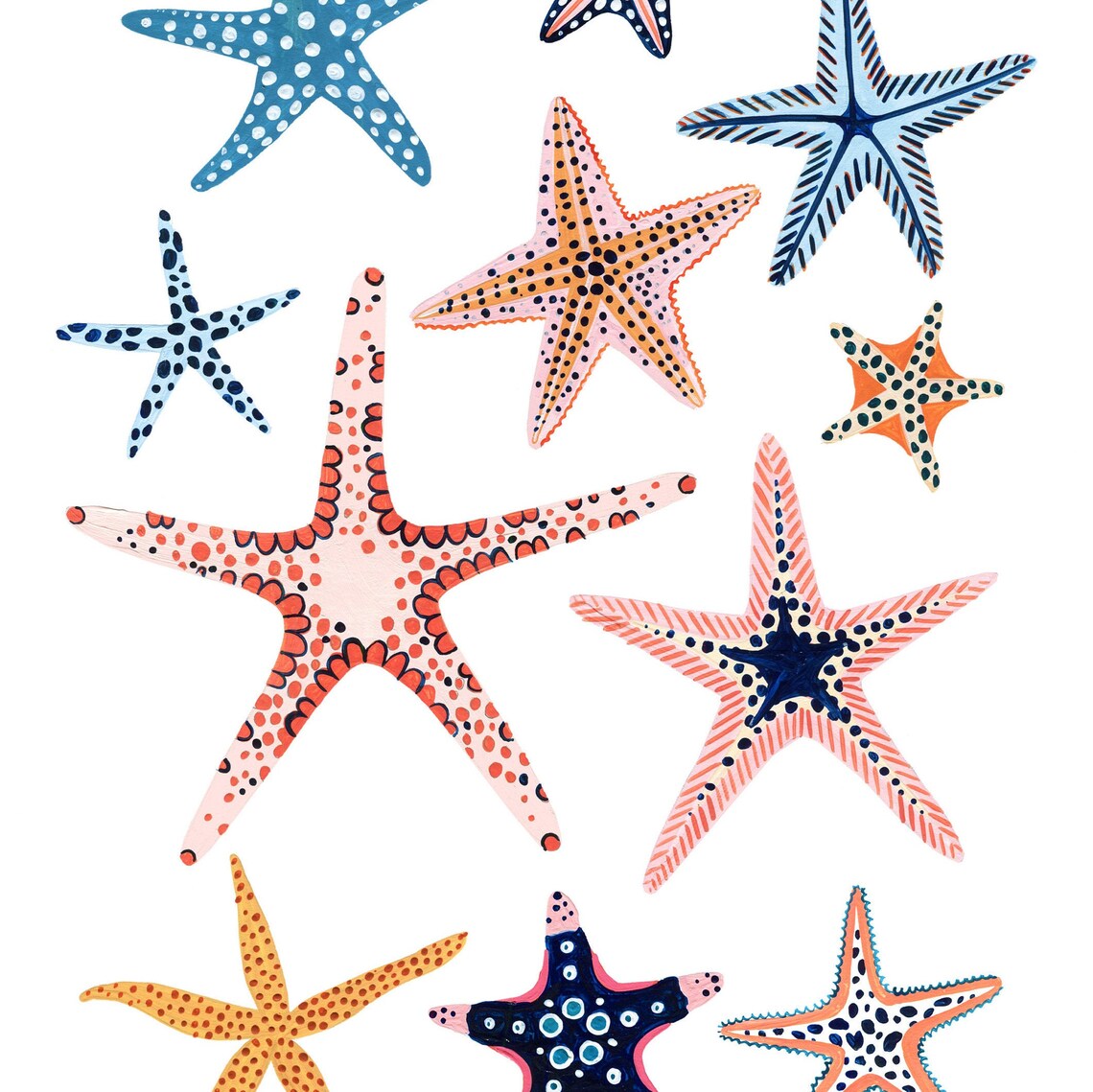 Starfish Art Print, Nautical Nursery Decor - Image 2