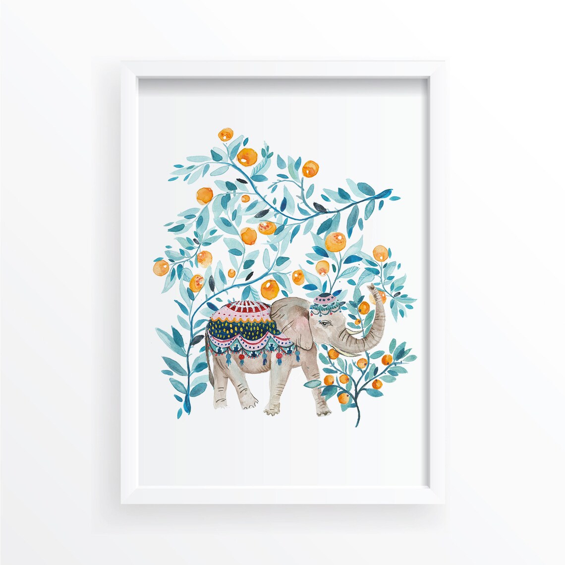 Elephant Nursery Wall Art, Boho Baby Decor - Image 5
