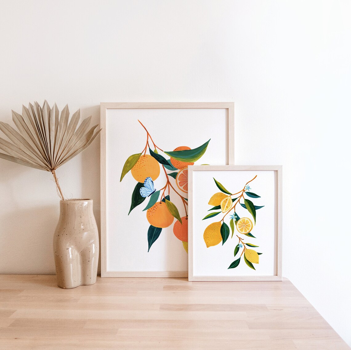 Orange Botanical Kitchen Art Print, Fruit Illustration - Image 3