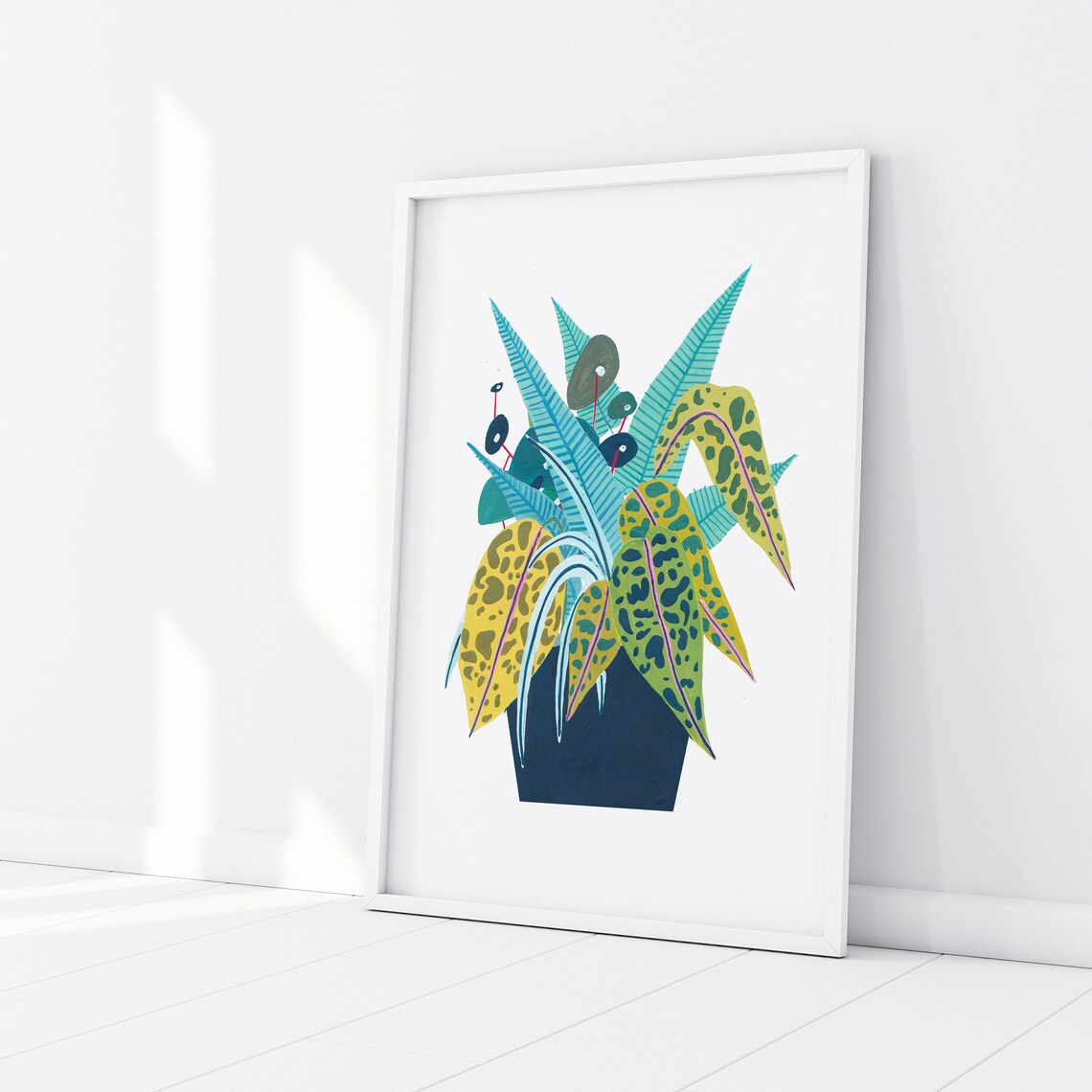 Botanical House Plants Illustration Art Print - Image 2