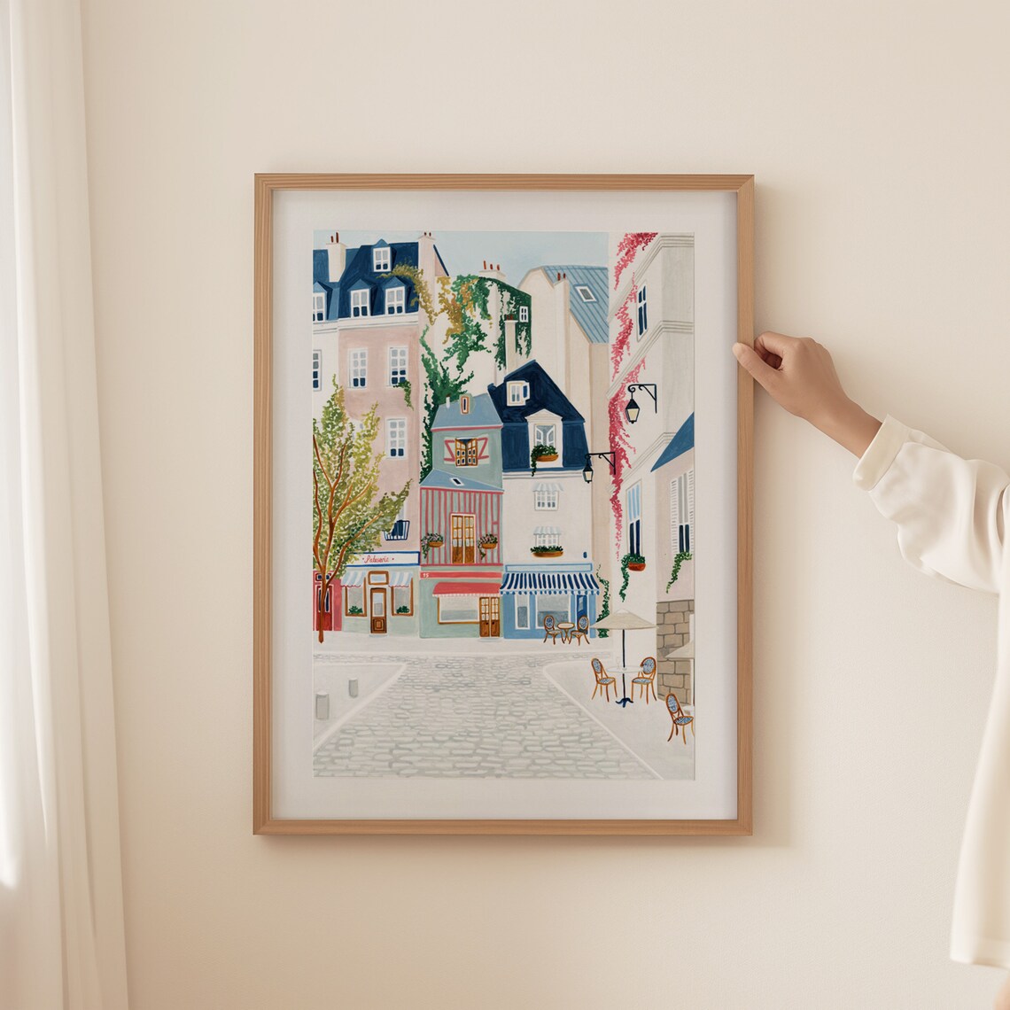 Paris Latin Quarter Travel Poster, Paris Decor - Image 5