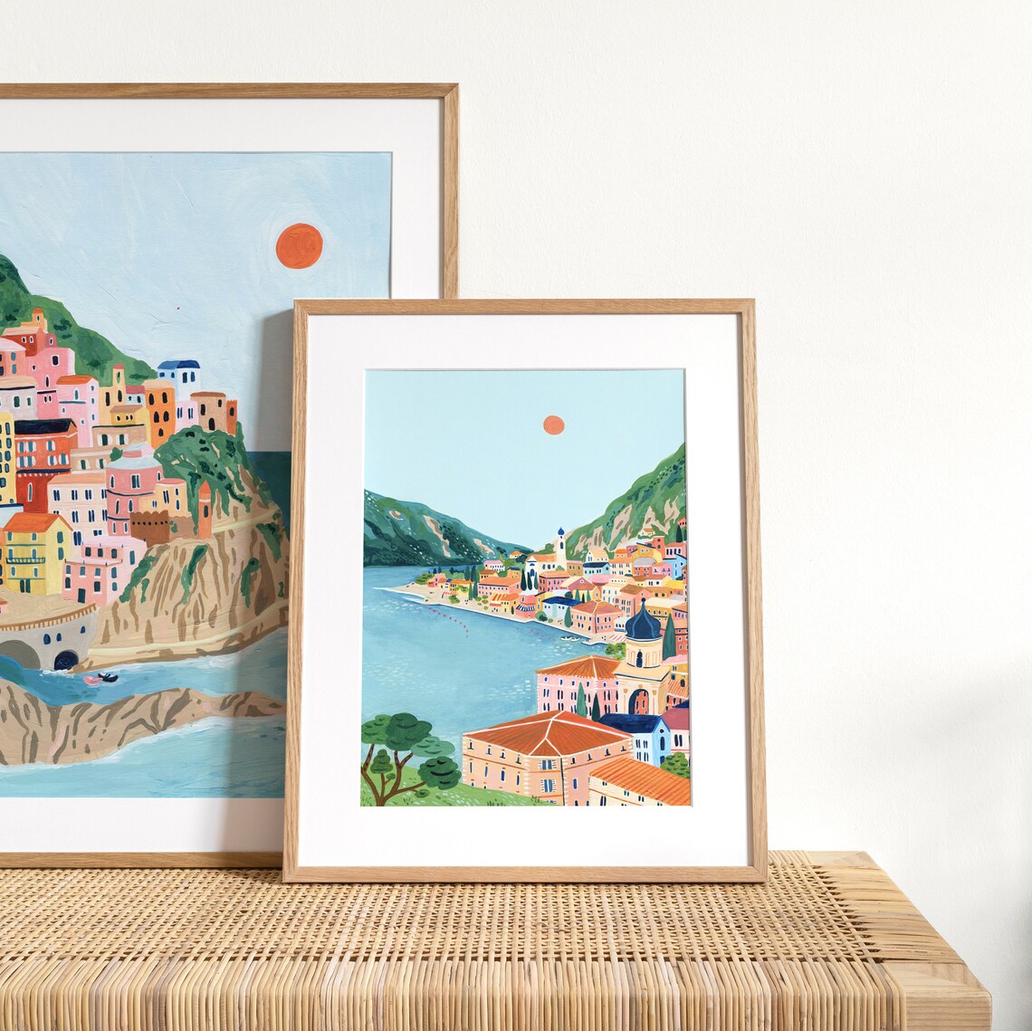 Lake Garda Travel Poster, Northern Italy Travel Print - Image 4
