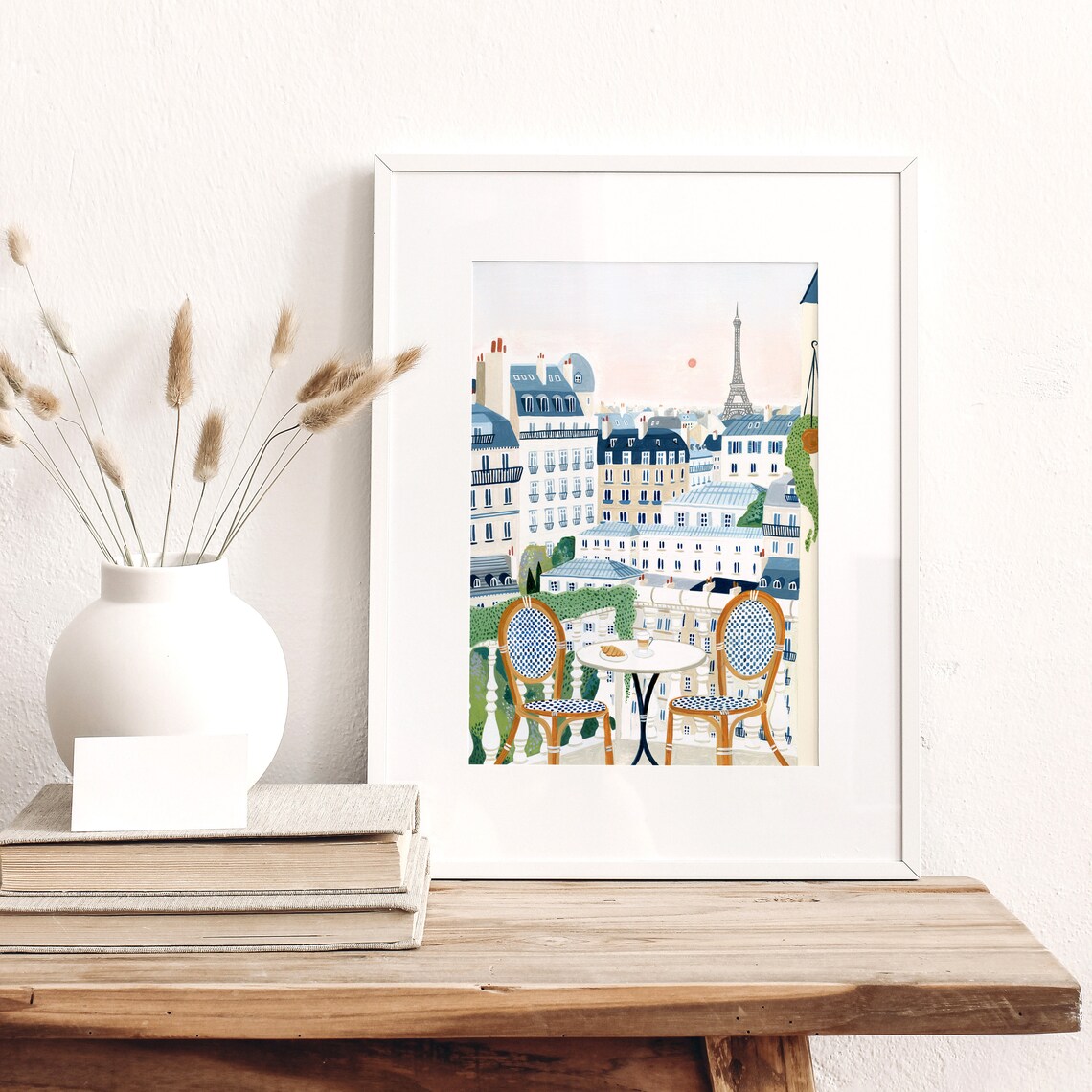 Paris Eiffel Tower Travel Poster, Paris Decor - Image 3