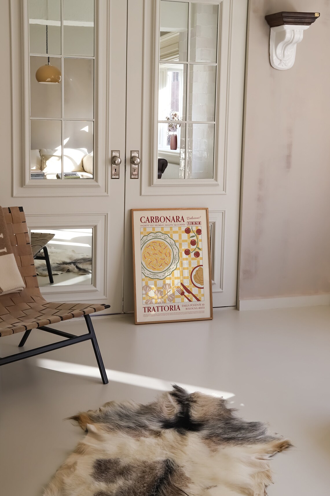 Carbonara Retro Kitchen Art Print - Image 5