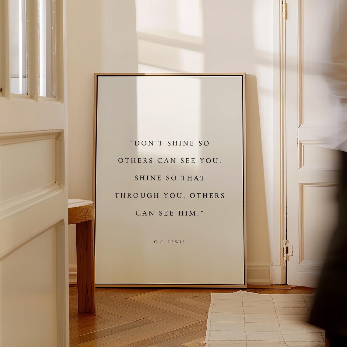 C.S. Lewis Quote, Be The Light Christian Quote - Image 2