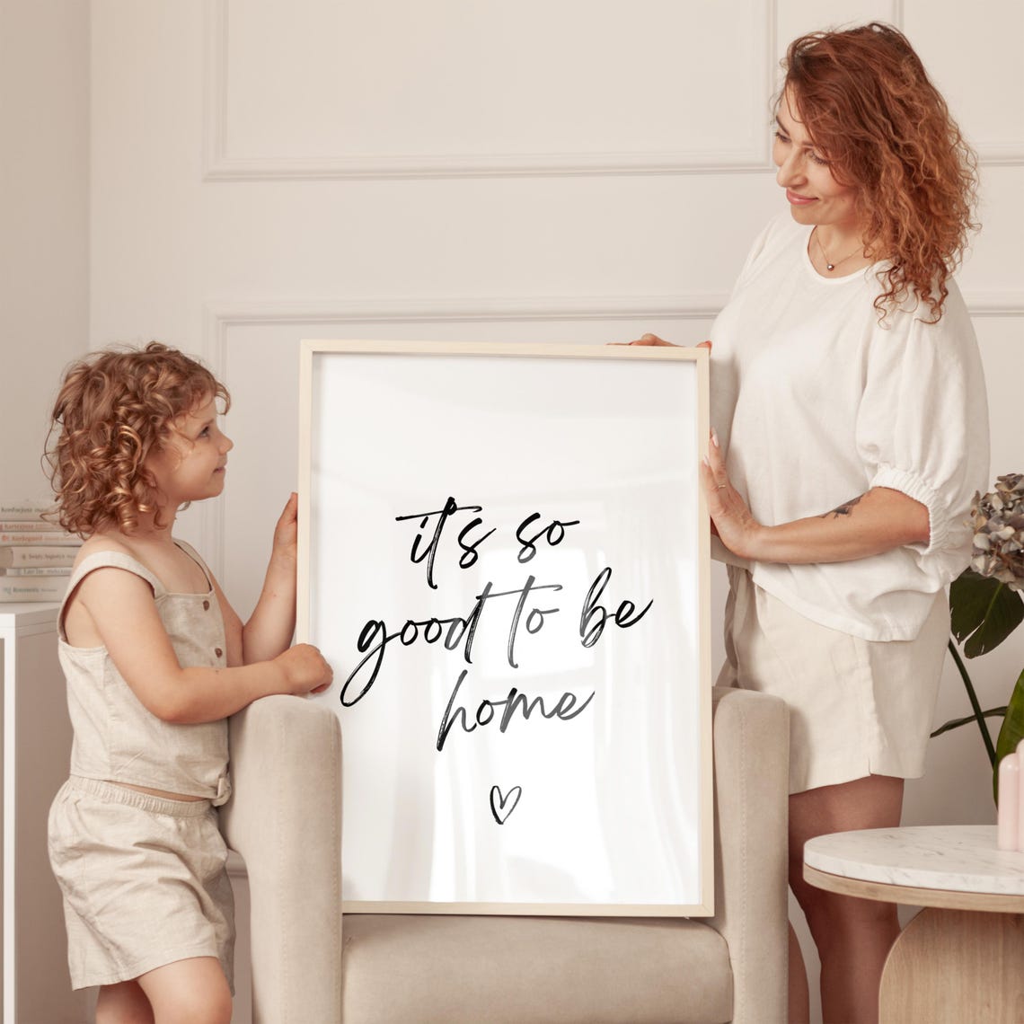Its So Good To Be Home Quote Poster, Entryway Decor - Image 3