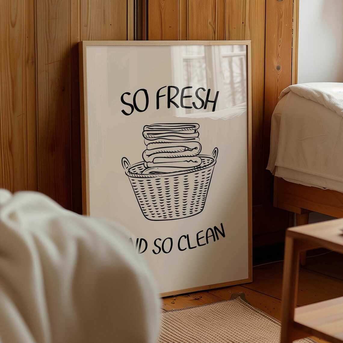 So Fresh So Clean Laundry Room Quote, Poster - Image 3