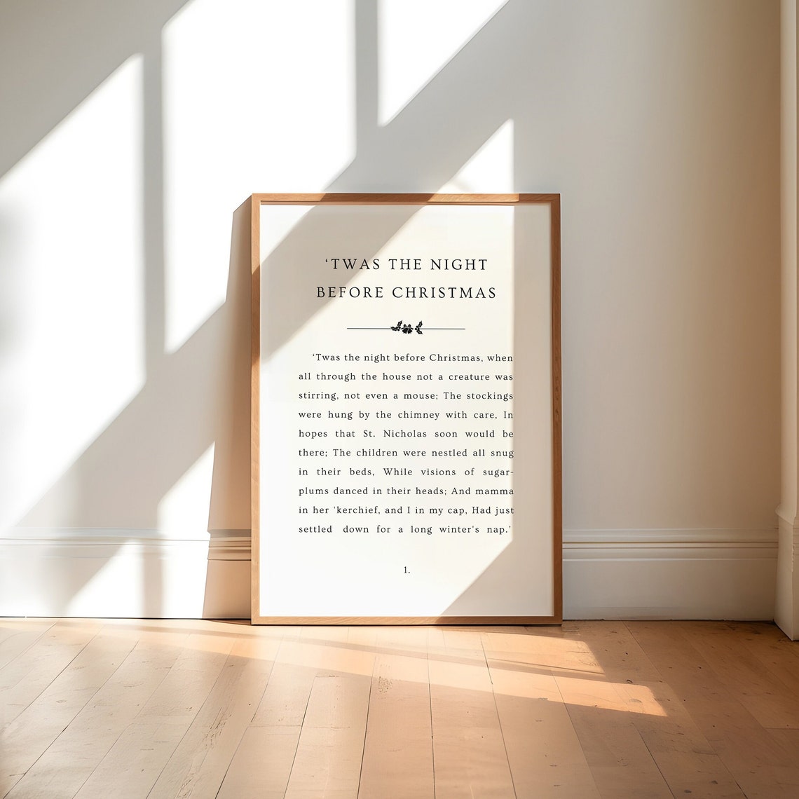 Twas The Night Before Christmas, Christmas Story Poster - Image 3