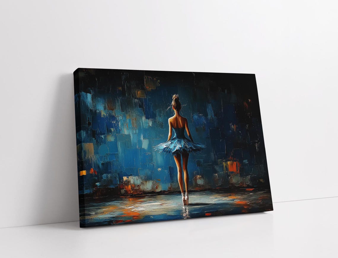 Ballerina Print Ballerina Print Ballerina Wall Art Ballet Wall Art For Girls Room Ballet Art Nursery Wall Art Ballet Print - Image 3