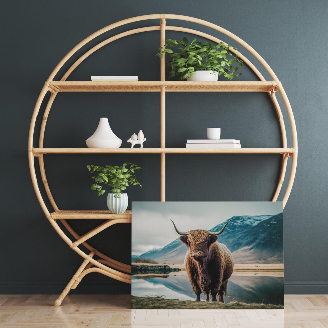 Highland Cow Print Popular Wall Art Print Farmhouse Wall Art Highland Cow Wall Art Farmhouse Art Print Highland Cow - Image 3