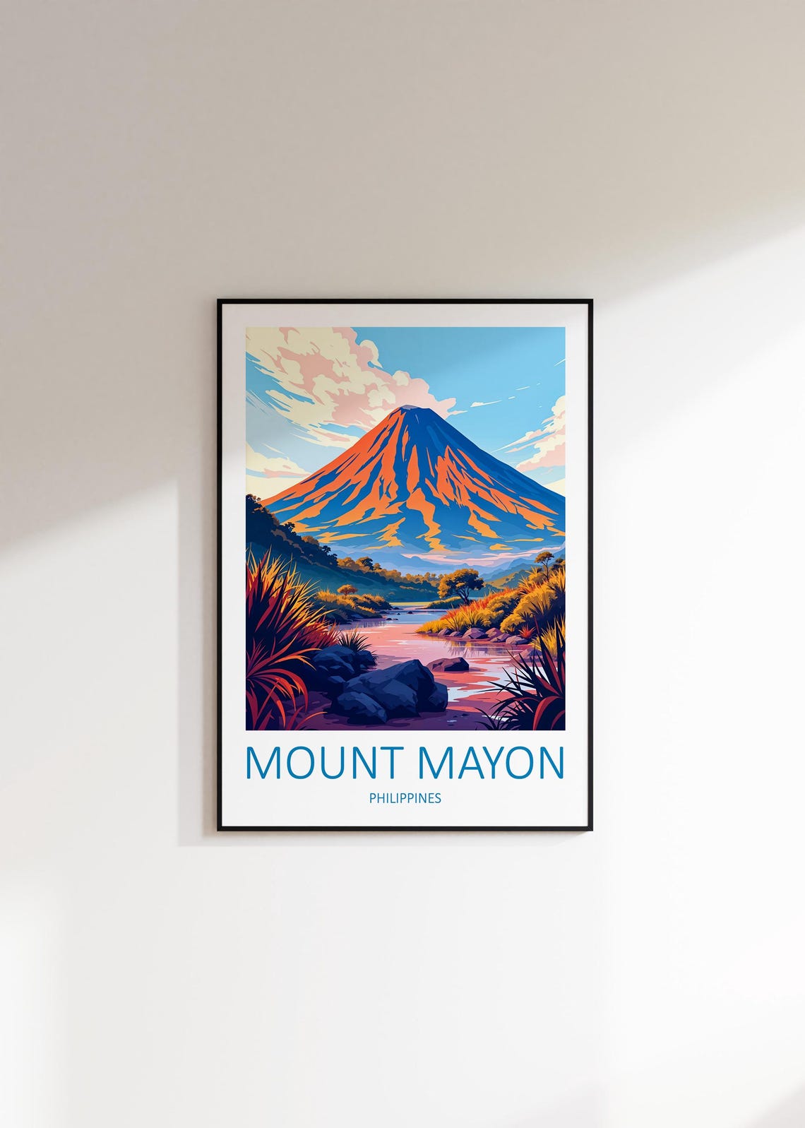 Mount Mayon Philippines Iconic Perfect Cone Volcano At Sunrise Poster - Image 2