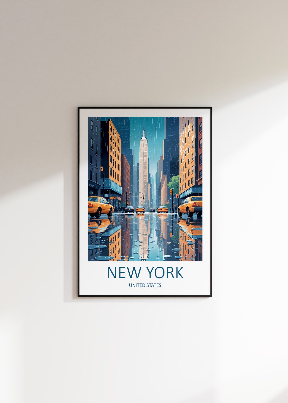 New York Print New York Poster New York Gifts New York Travel Print United States Travel Gift New York Wall Art New York City Print - Image 3