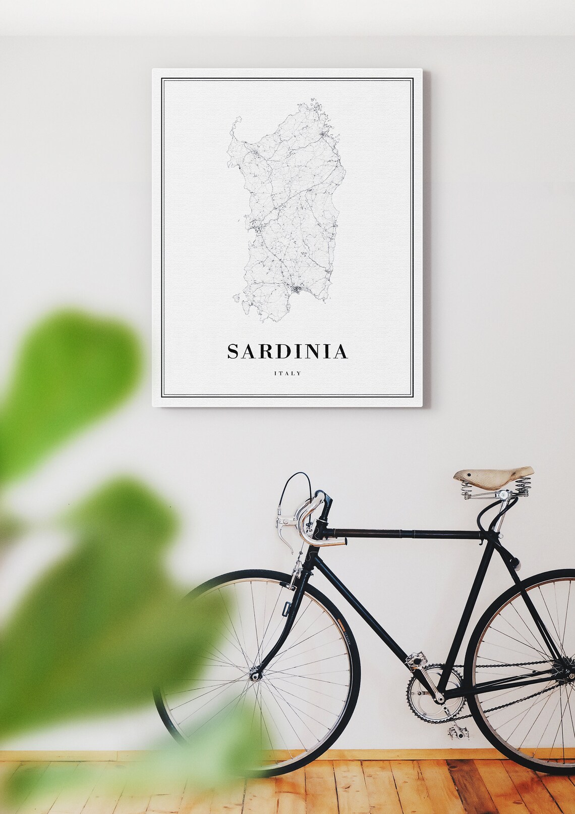 Sardinia Italy Map Poster, Travel Wall Art - Image 2