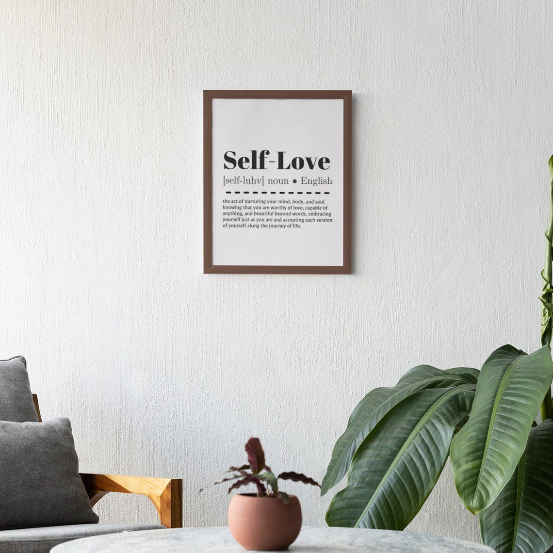 Self-Love Dictionary Definition Self Care Quote Poster for Her - Image 9