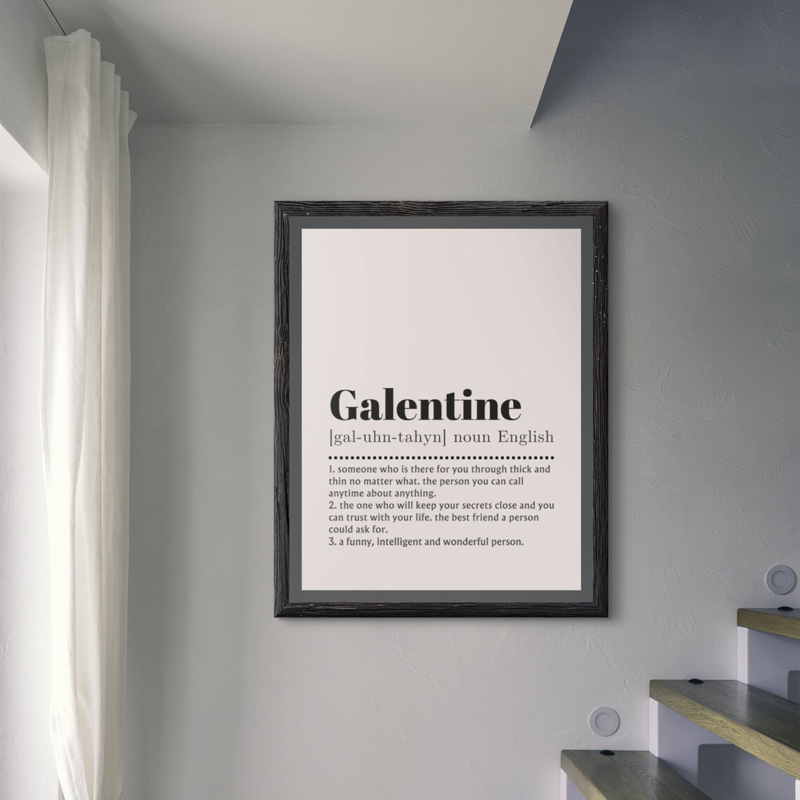 Galentine Definition Print, Galentine's Day Gift - Image 4