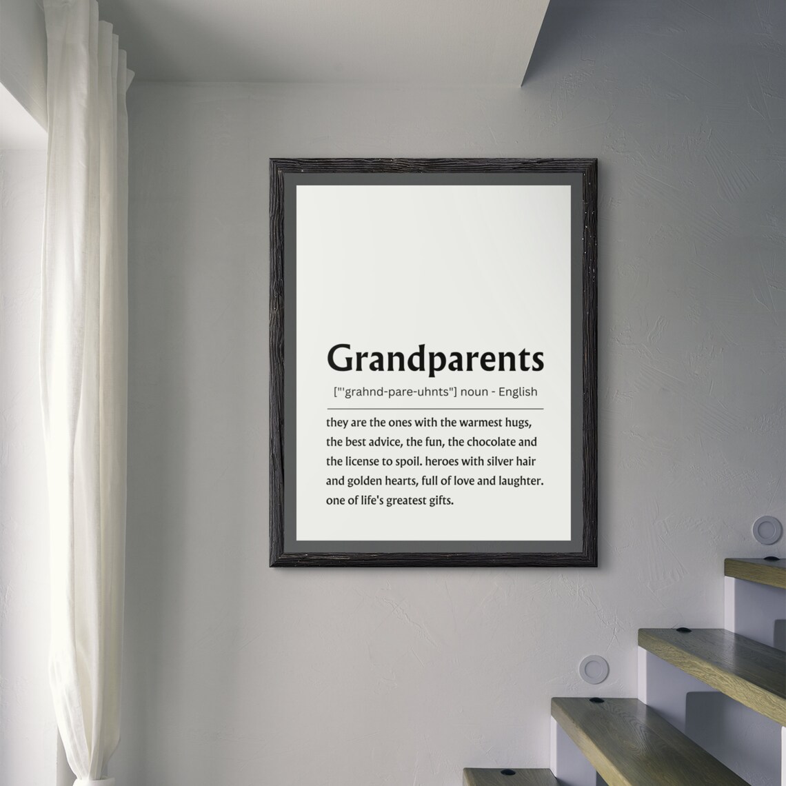 Grandparents Definition Personalized Gift Print - Image 8