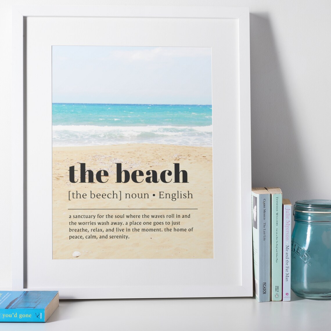 Beach House Definition Print, Coastal Decor Poster - Image 4