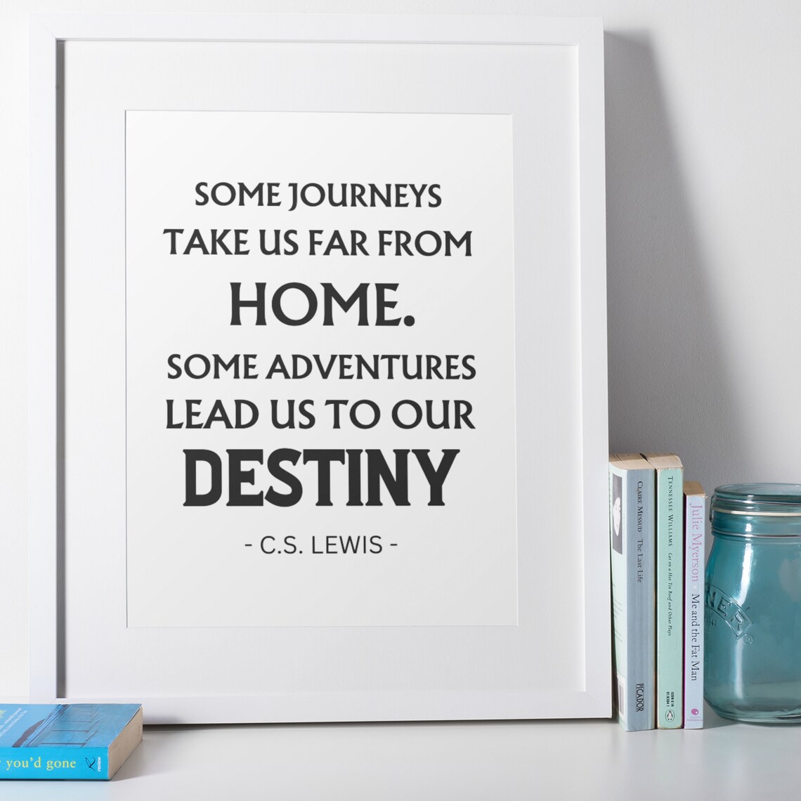 C. S. Lewis Some Journeys Destiny Adventure Inspirational Poster - Image 5