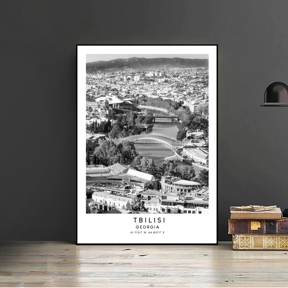 Tbilisi Georgia Minimalist Travel Poster Print - Image 2