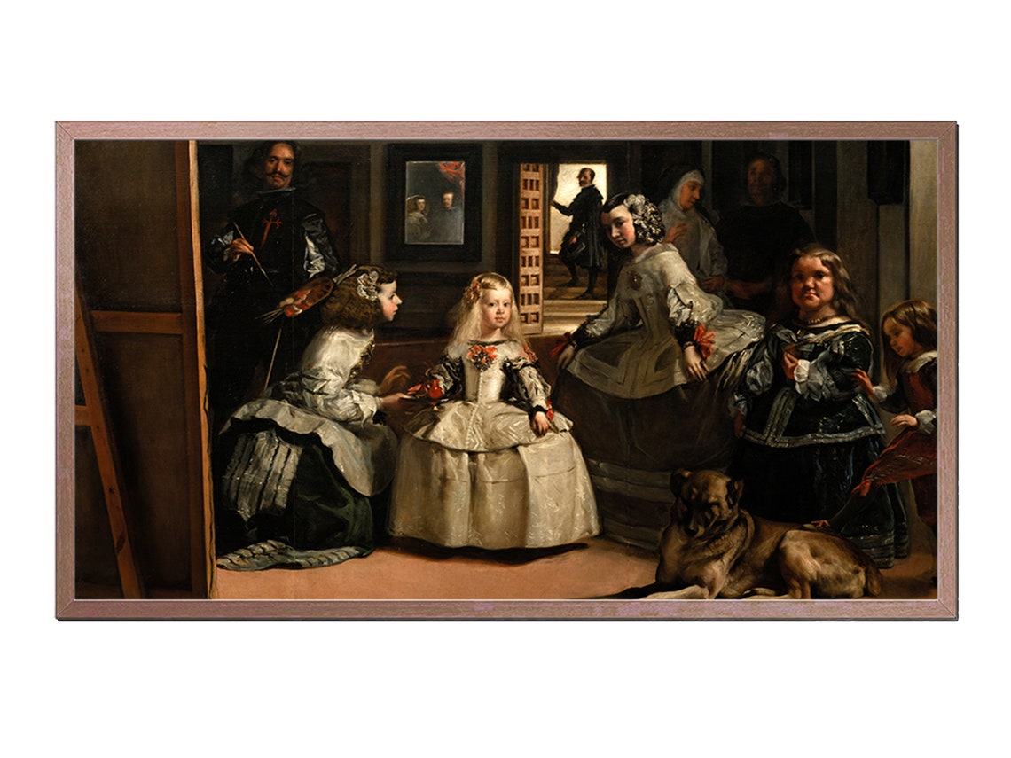 Frame Tv Art File The Maids Of Honour By Diego Velzquez Frame Tv Art Vintage Oil Painting Art For Frame Tv Instant