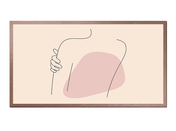 Minimalist Line Art for Frame TV