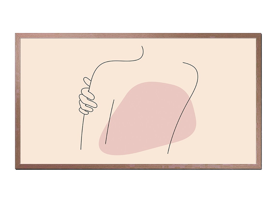 Minimalist Line Art for Frame TV