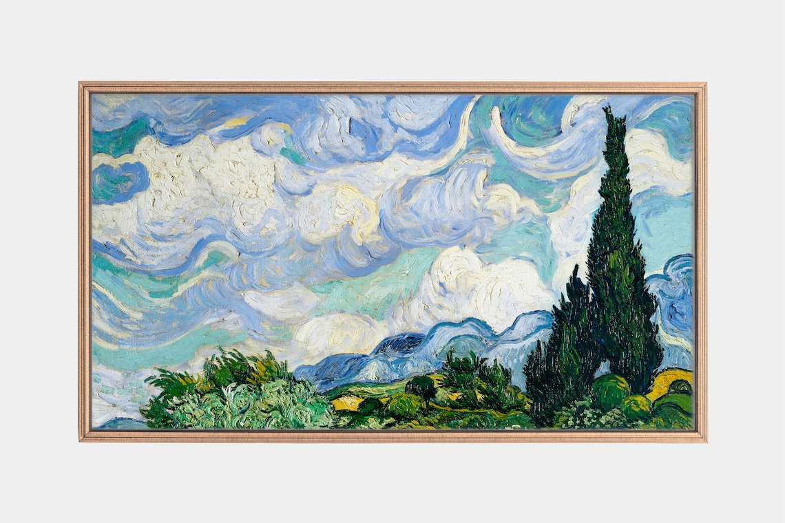 Van Gogh Wheat Field With Cypresses Art Print