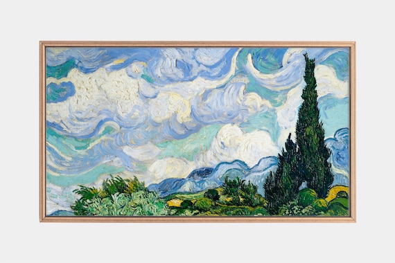 Van Gogh Wheat Field With Cypresses Art Print
