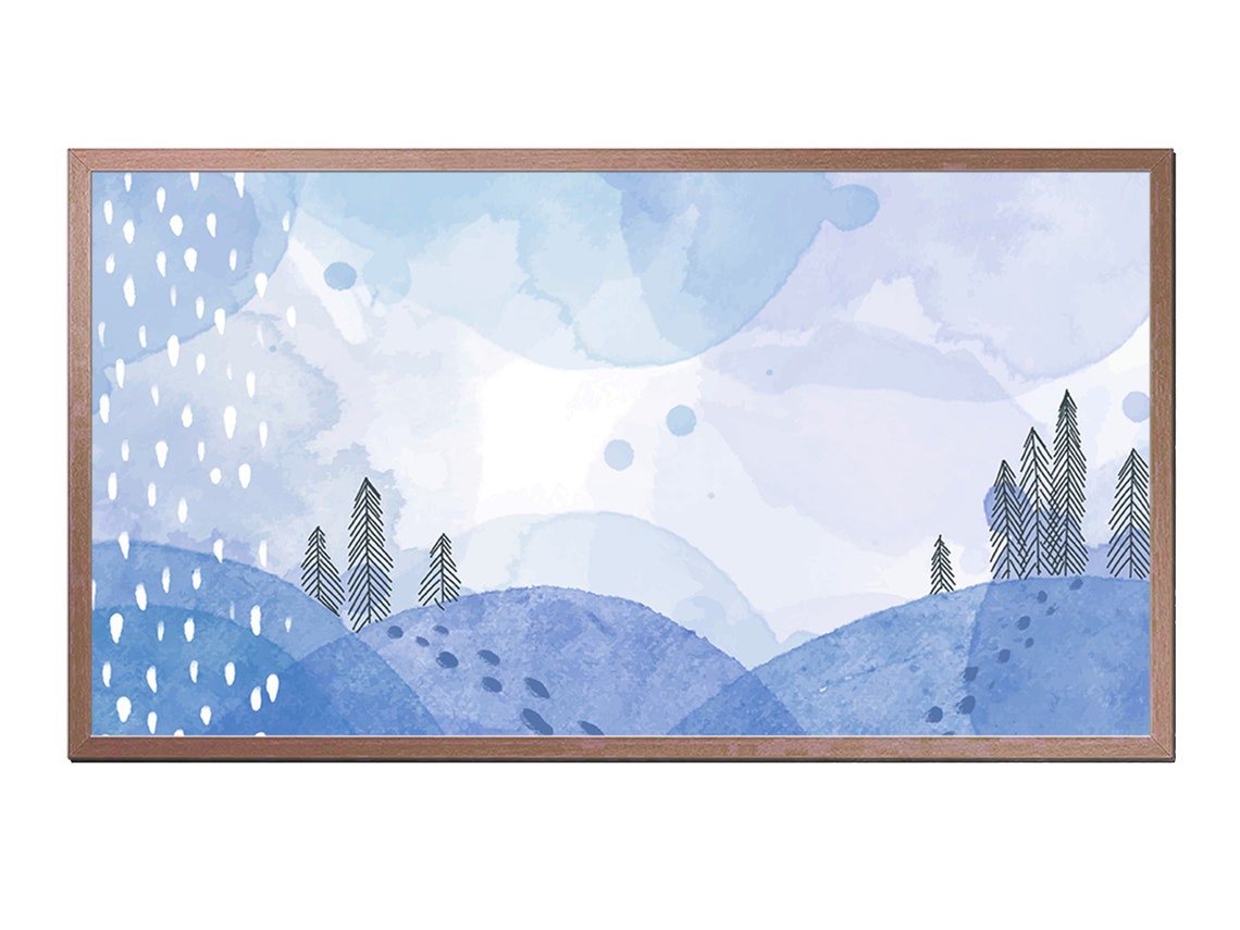 Watercolor Landscape, Frame TV Art