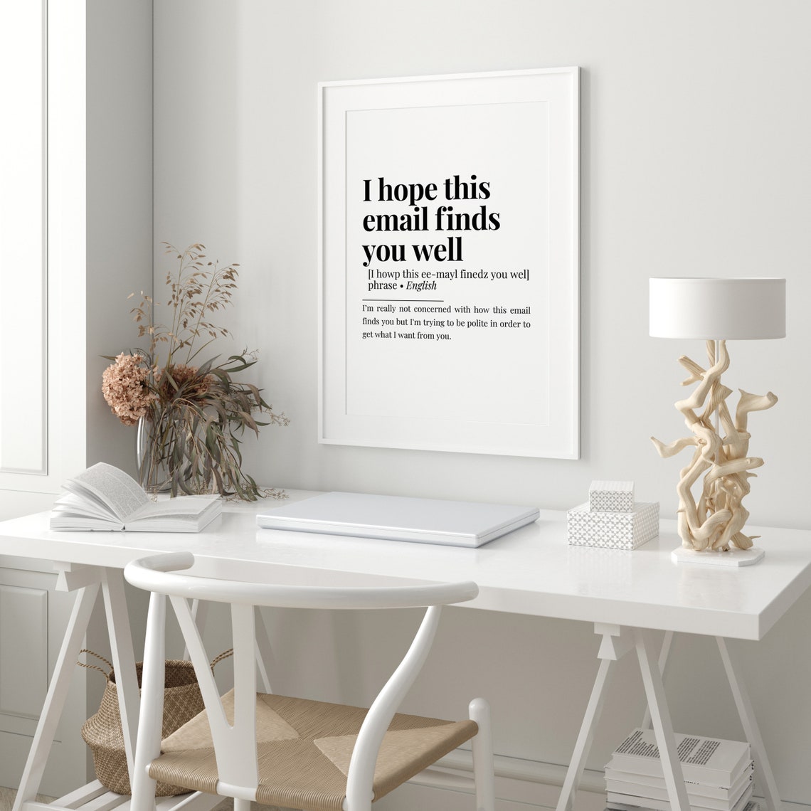 I Hope This Email Finds You Well Funny Office Definition Poster - Image 3