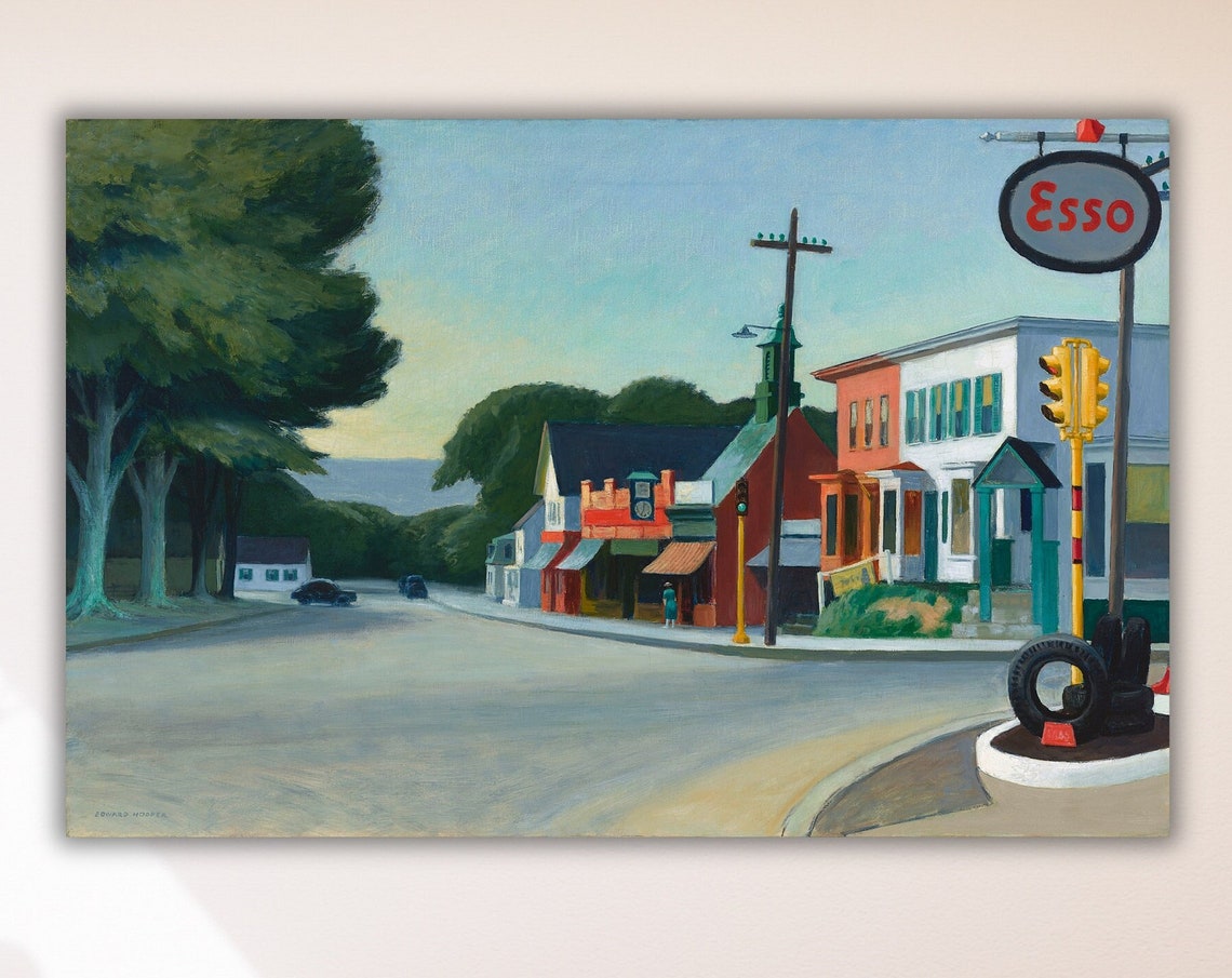 Edward Hopper Art Reproduction Classic Art Print Art Print Portrait Of Orleans By Hopper Print Hopper Portraits Of America