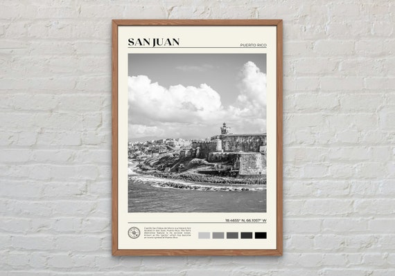 San Juan Poster Print Puerto Rico Wall Art