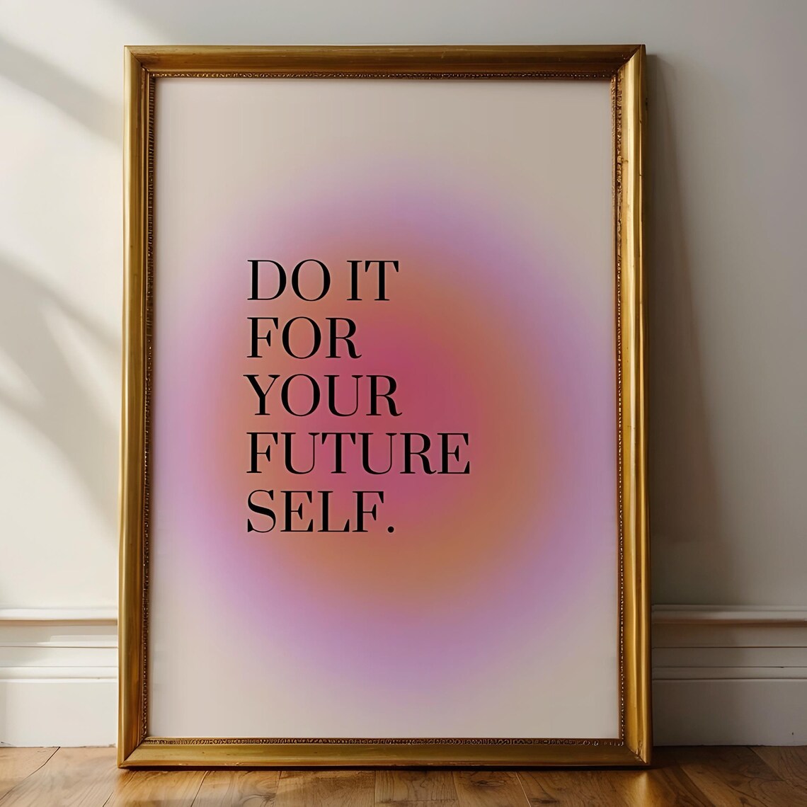 Do It For Your Future Self, Motivational Art Print