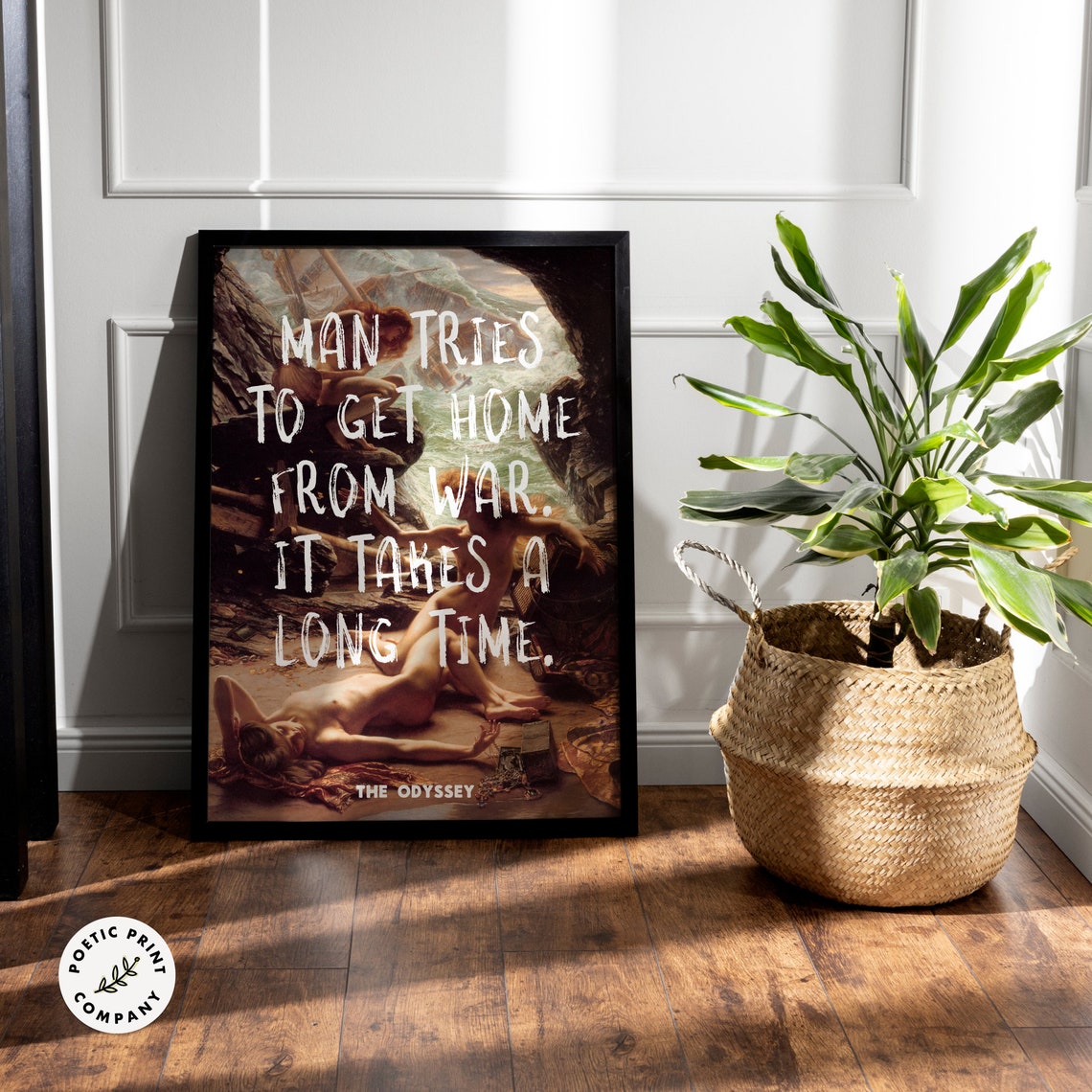 The Odyssey Man Tries To Get Home From War One Sentence Summary Poster - Image 3