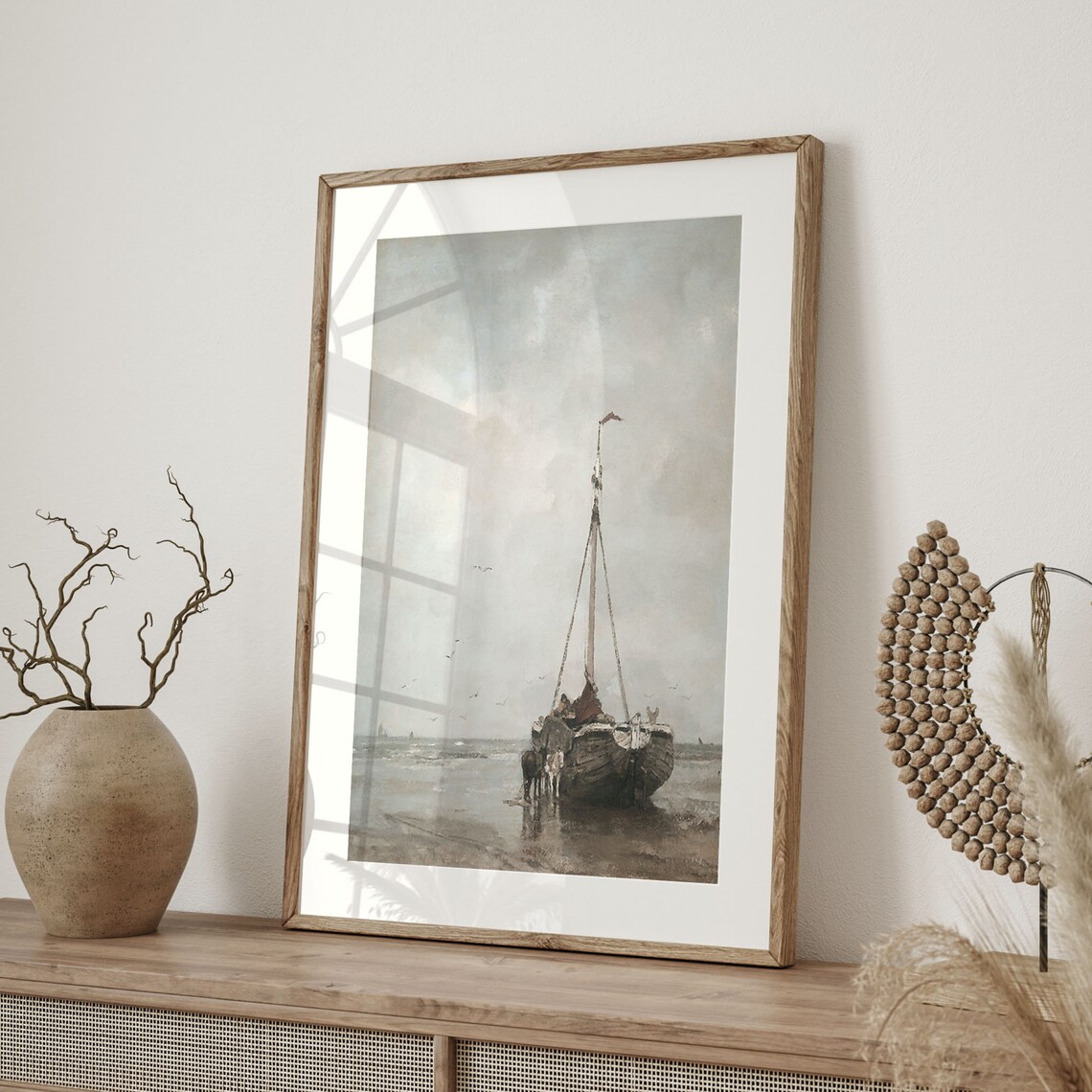 Sail Boat Vintage Nautical Fishing Decor Art Print - Image 4