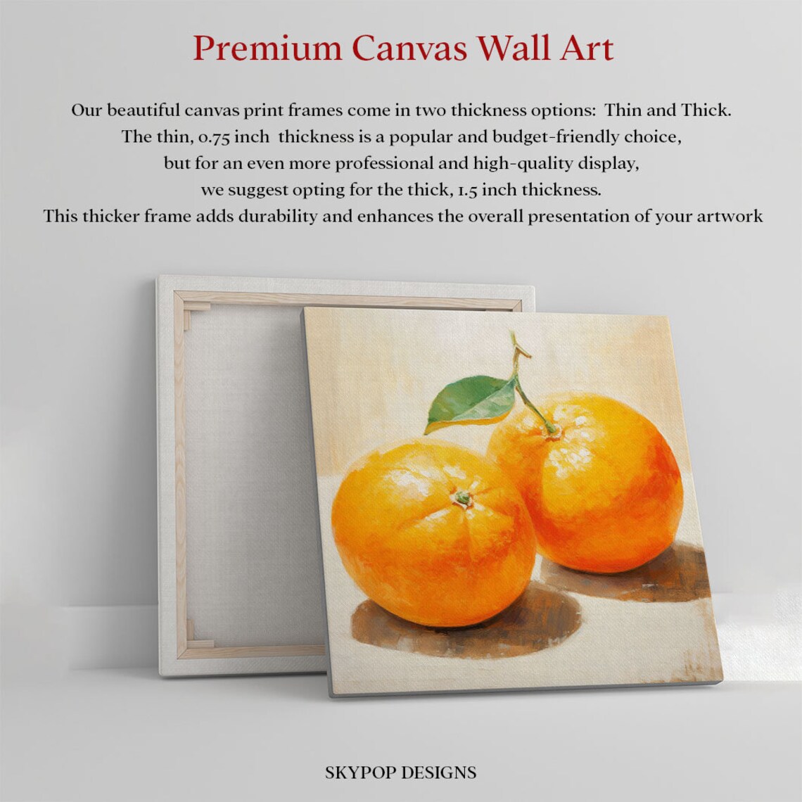 Whimsical Citrus Orchard Art Print, Kitchen Wall Art - Image 2