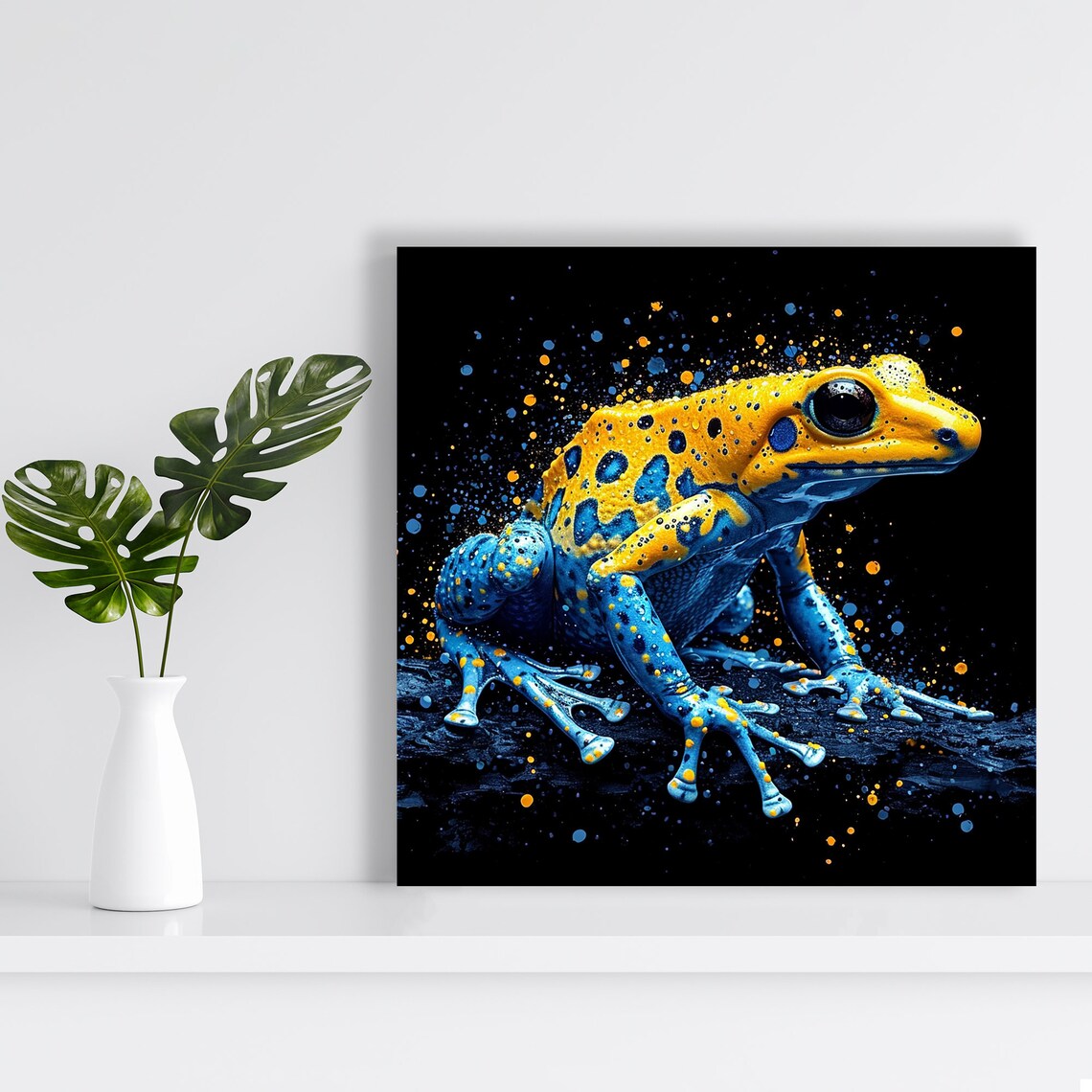 Poison Dart Frog Art Print, Modern Bohemian Decor - Image 2