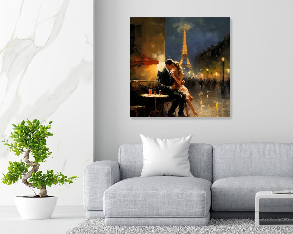 Paris Cityscape and Eiffel Tower Travel Poster - Image 3