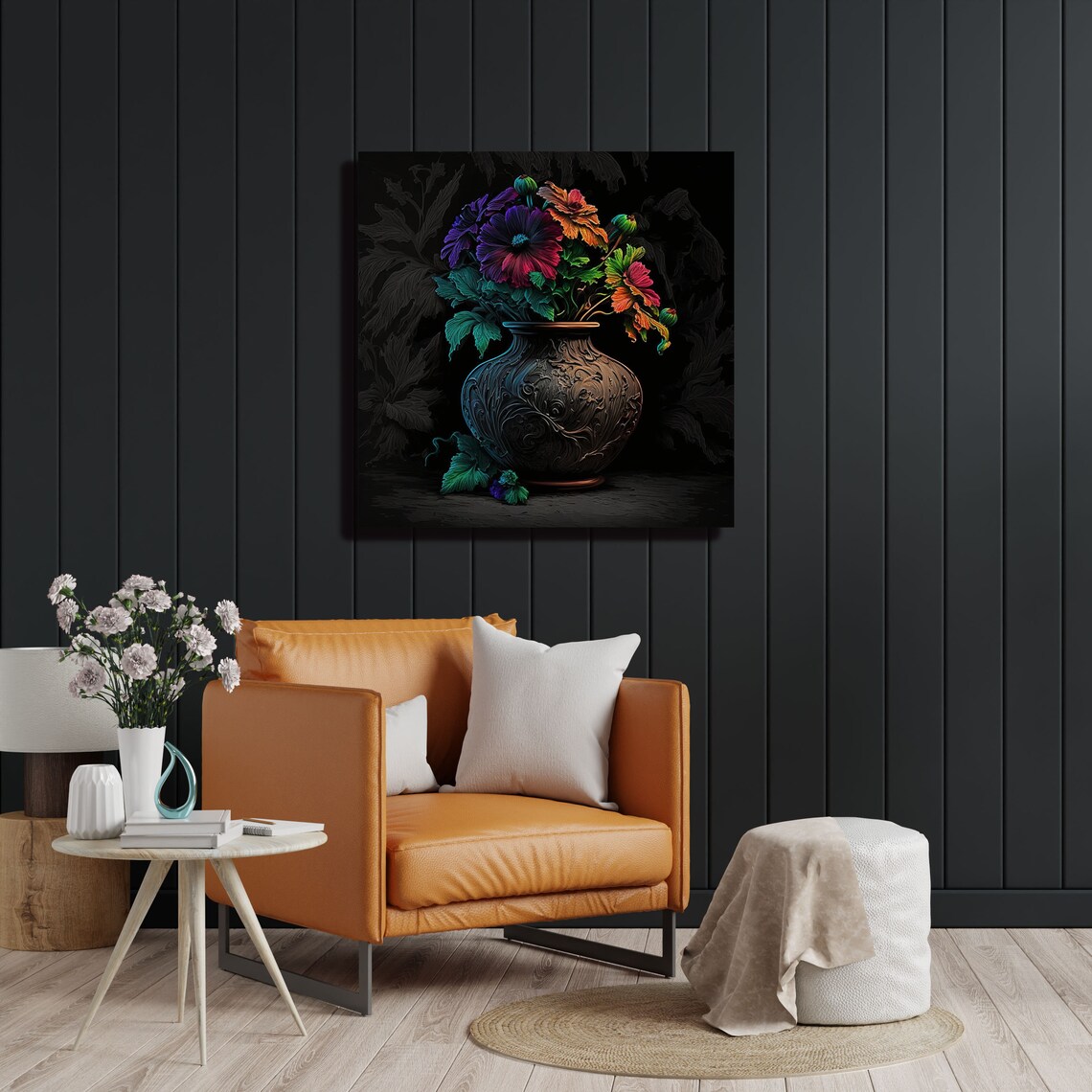 Flower Arrangement Floral Art Print, Botanical Decor - Image 3