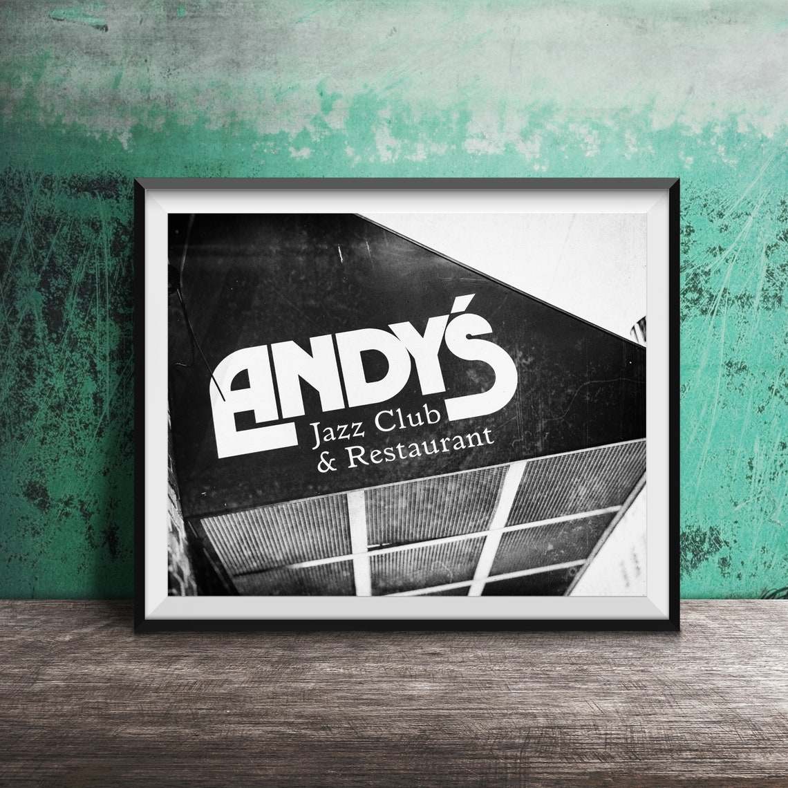 Andys Jazz Club Chicago Bar Sign Vintage Chicago Sign Unframed Photography Print Liquors Beer Cocktails Drinks Chicago Jazz - Image 2