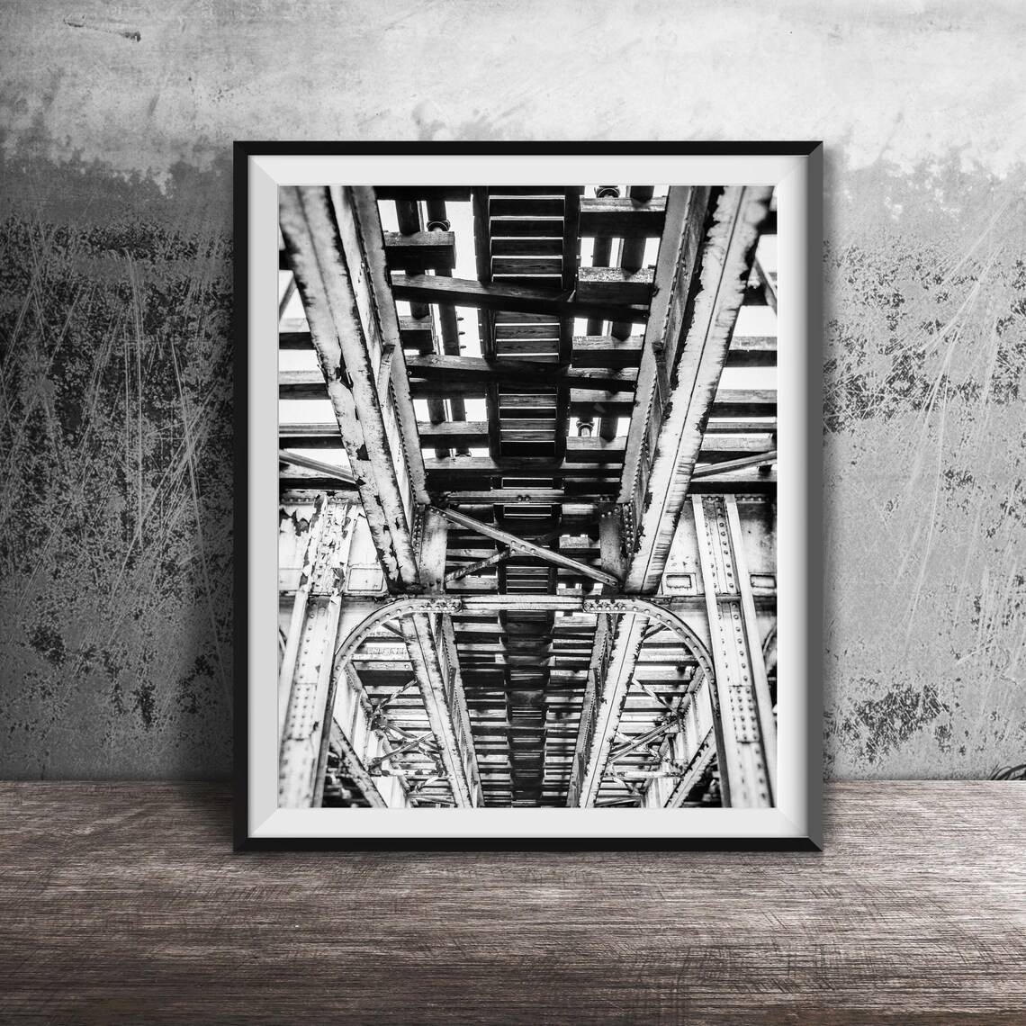 Chicago Elevated Train Tracks, Illinois Photography - Image 2