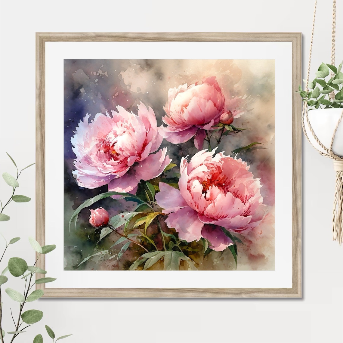 Watercolor Peony Art Print - Image 2