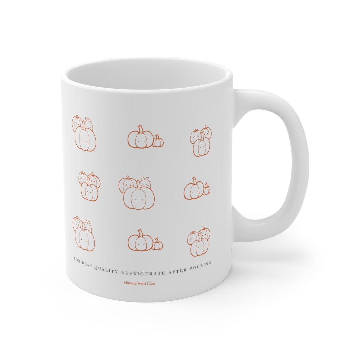 I Fcking Love Pumpkins Funny Mug - Image 3
