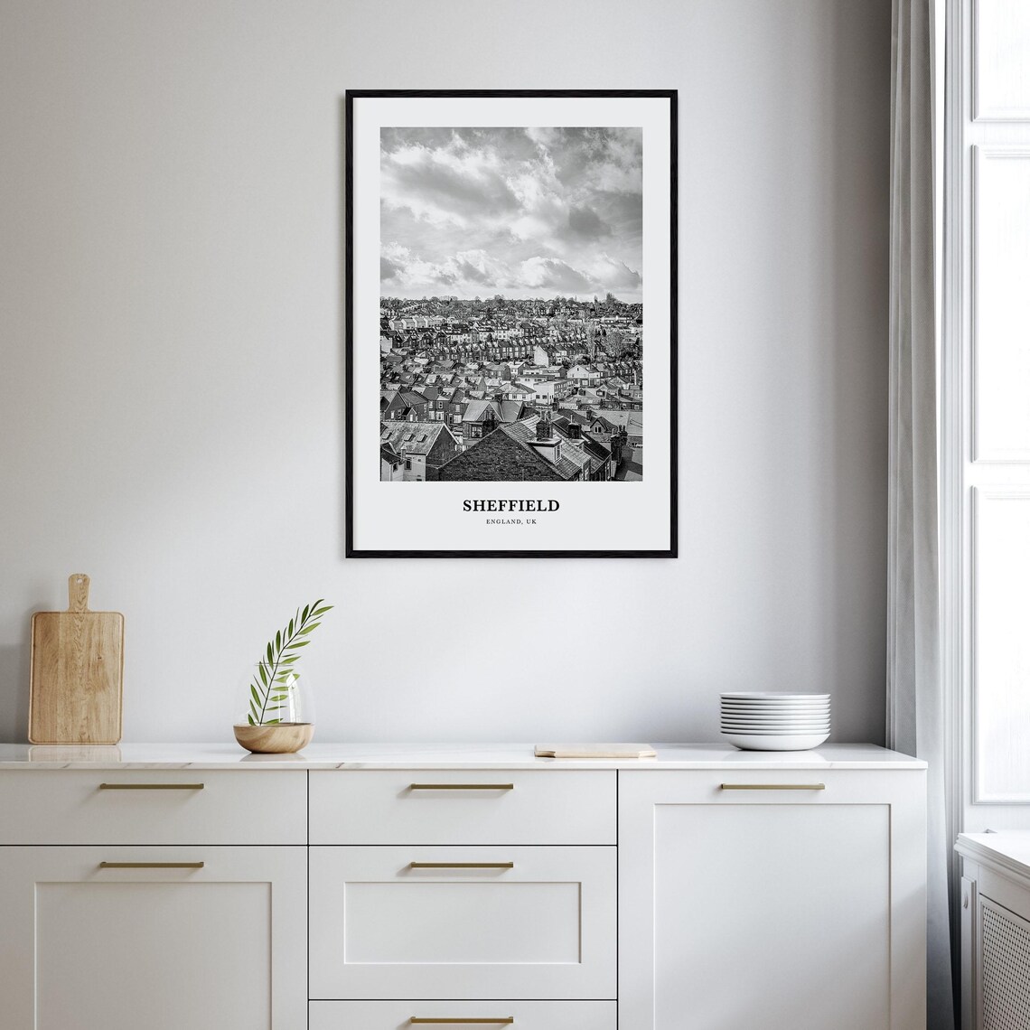 Sheffield Travel Poster, UK City Wall Art Print - Image 2