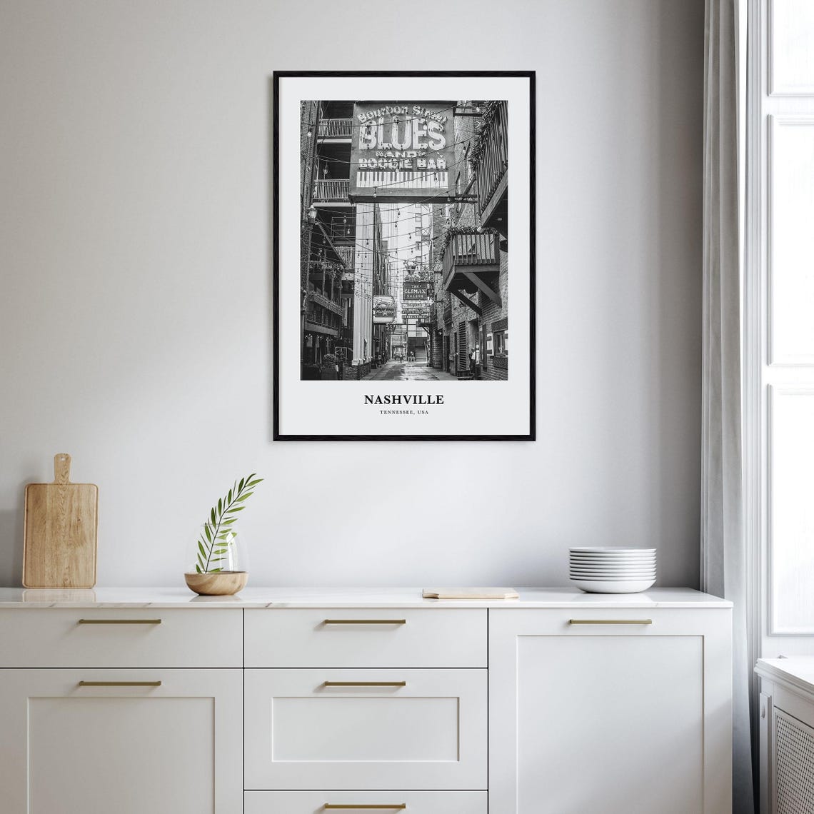 Nashville Wall Art No 3 Nashville Wall Decor Nashville Poster Nashville Home Decor Nashville Travel Gift Nashville Travel Print - Image 2